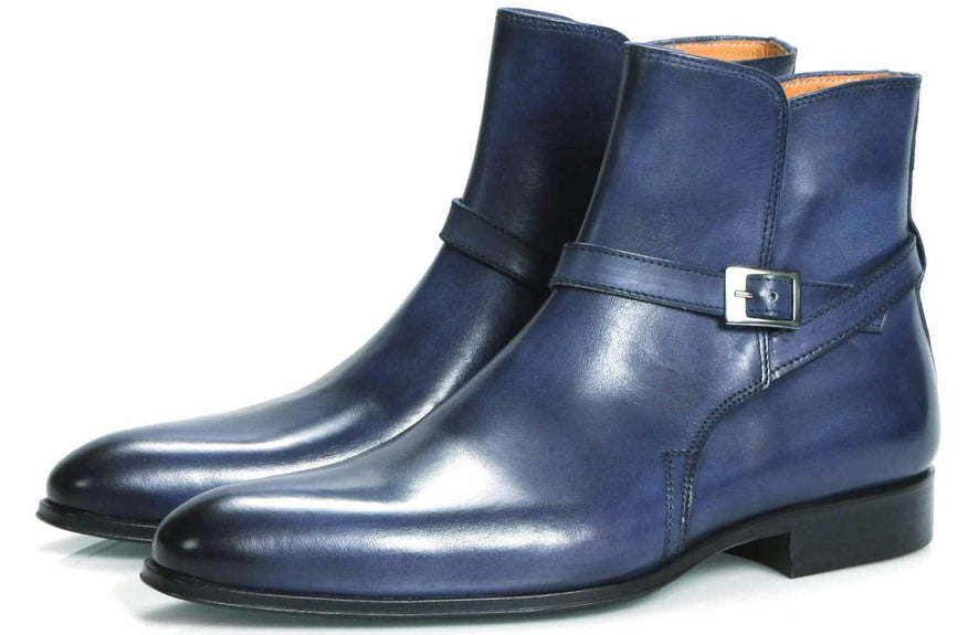 Jackson Jodhpur Zip Boot - Blue