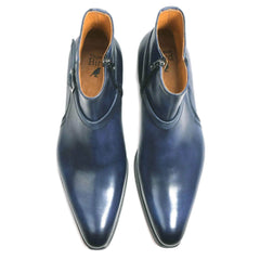 Jackson Jodhpur Zip Boot - Blue