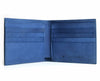 Bifold Leather Wallet Blue