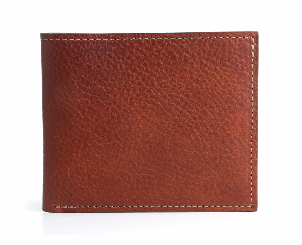 Bifold Leather Wallet Tan & Thomas Bird & tblon.com