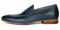 Harrison Loafer - Blue Snakeskin