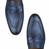 Harrison Loafer - Blue Snakeskin