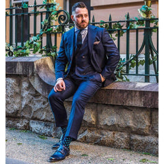 Bourne Monk Strap - Blue