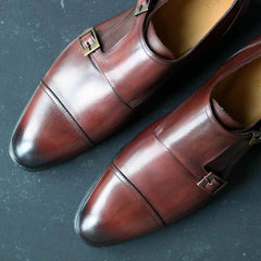 Bourne Monk Strap SB - Conker Brown