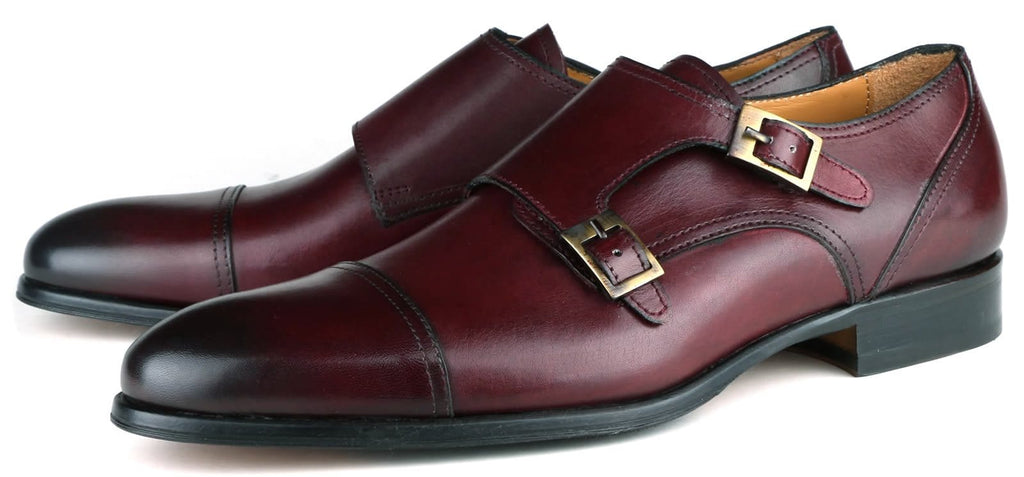 Near new - AUBERCY Suede Monk Strap: 44.5-45D (US 11-11.5D)