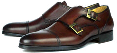 Bourne Monk Strap SB - Conker Brown