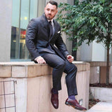 Bourne Monk Strap RS - Oxblood