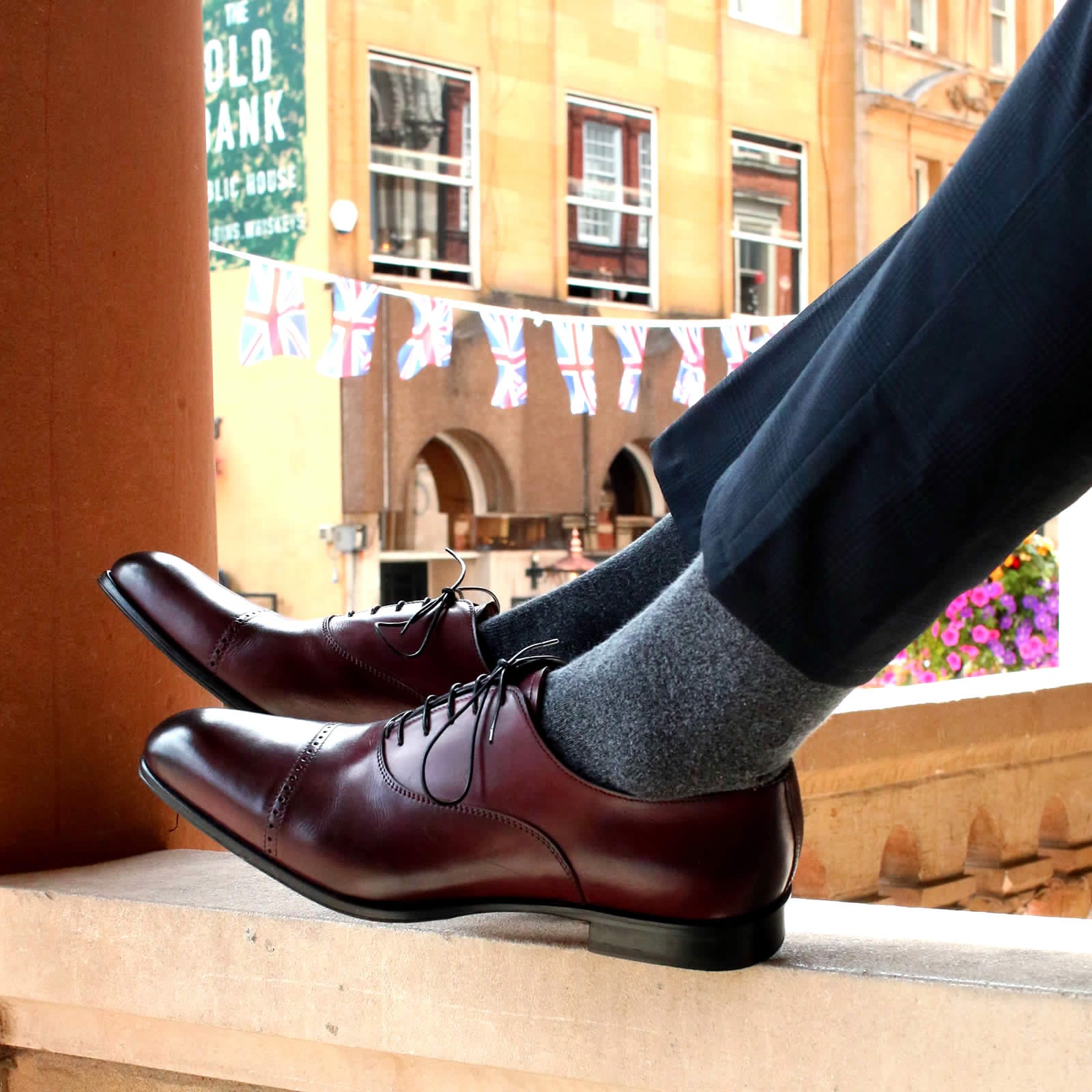 Burgundy/Ox Blood color To Boot New York dress shoes Sz 11 1/2 Handmade Men main image 2