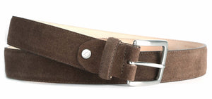 Suede Belt Brown
