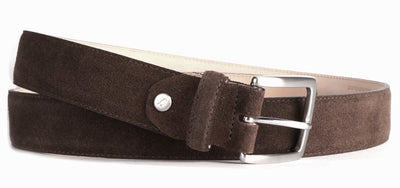 Suede Belt Brown