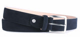 Suede Belt Navy Blue