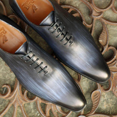 Custom Patina Benson Wholecut Oxford Grey
