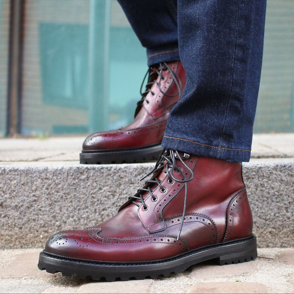 Wingtip Brogue Boot Brown | Thomas Bird | tblon.com display picture 3