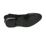 Memphis Zip Boot Black Suede