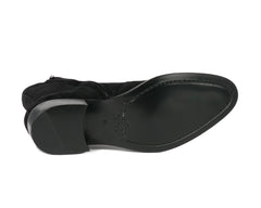 Memphis Zip Boot Black Suede