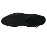 Memphis Zip Boot Black Suede